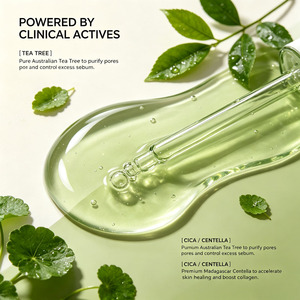 Suero de Árbol de Té y Cica de Marca Privada, Anti-Imperfecciones, con Extracto de Centella Asiática para Piel Propensa al Acné, OEM - Product Image 3
