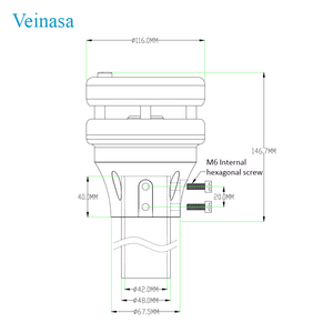 Sensor Ultrasónico VWS002Y3 en Oferta, RS485, Medidor de Velocidad y Dirección del Viento, Instrumento de Medición Rentable, Monitor Meteorológico VWS002Y3 - Product Image 4