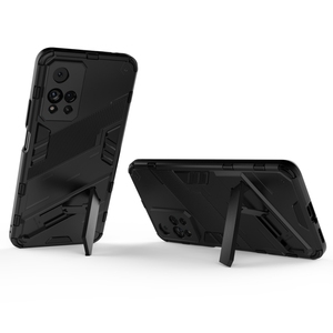 <span class=keywords><strong>Funda</strong></span> Protectora para <span class=keywords><strong>Xiaomi</strong></span> Redmi Note <span class=keywords><strong>11</strong></span> Pro, Diseño Punk Armor 2 en 1, PC + TPU, Antigolpes, con Soporte Invisible, Venta al Por Mayor - Product Image 4