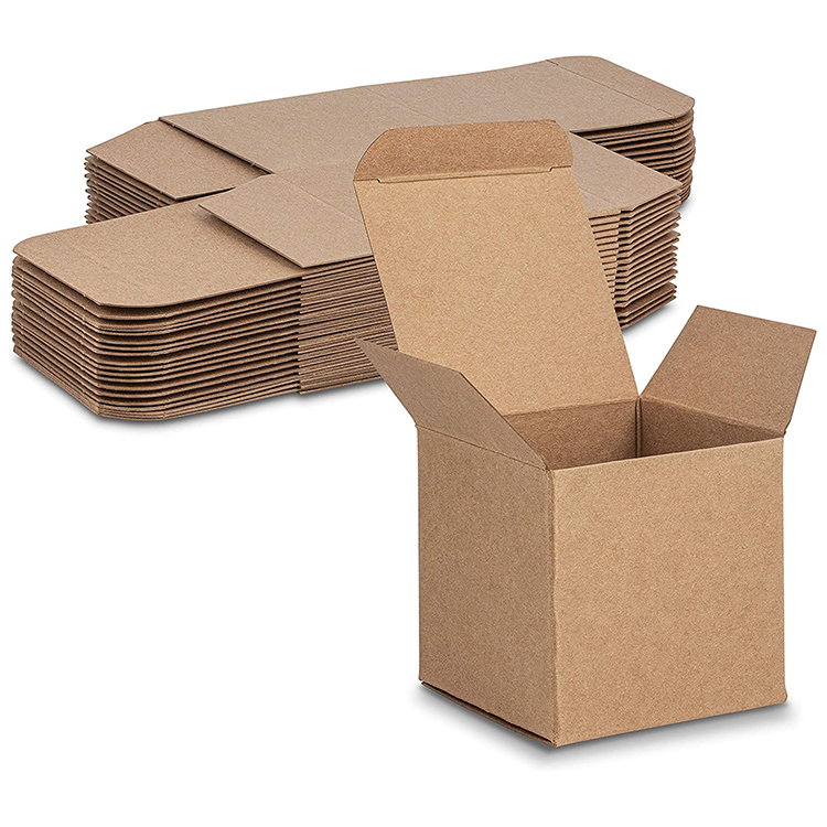 Wholesale custom logo eco friendly Kraft paper gift boxes for candles