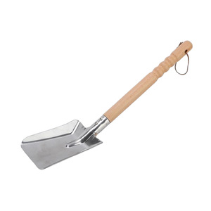 Stainless Steel Garden Shovel With Wooden Handle For Digging Soil And Beachcombing - Product Image 1