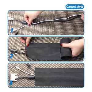 <strong>Hook</strong> <strong>and</strong> <strong>Loop</strong> Cable Protective Reversible Flexible Cable Management Organizer - Product Image 5