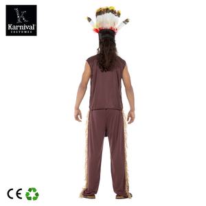 Costume d'Indien pour homme, style amérindien, cosplay médiéval pour Halloween, carnaval, cosplay de films et de séries télévisées - Product Image 5