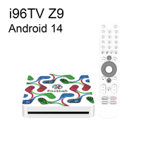 I96TV Z9 Quad Core Android 14.0 TV Box WIFI6 BT5.4 Rockchip RK3518 HD 2GB 16GB 8K Mali-450 GPU Media Player Garansi 12 Bulan