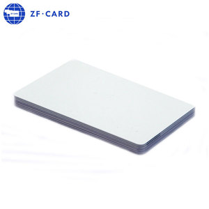 Carte PVC Bianche CR80 0,76mm per Stampanti di Tessere a Trasferimento Termico, Carte in Plastica Opache all'Ingrosso - Product Image 1