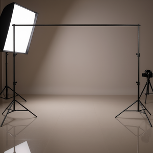 Soporte para Fondo Fotográfico de 11.48 x 9.58 Pies Ajustable con 6 Abrazaderas para Exhibición de Fondos de Fotos para Fiestas y Bodas - Product Image 2