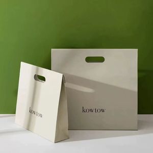High Quality Eco-Friendly Luxury Kraft <strong>Paper</strong> Gift <strong>Bag</strong> Hand-Cut Design Custom <strong>Logo</strong> Wholesale Shipping - Product Image 1