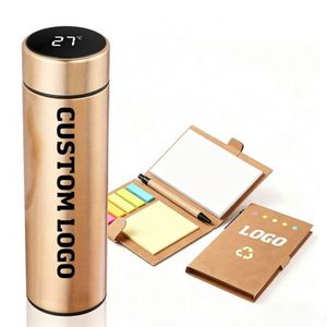 500Ml Logo Smart Water <b>Bottles</b> With Led Temperature Display Tea Cups Thermos Vacuum Flasks for Promo Business Gift - Product Image 1