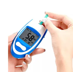 Medical Blood Glucometer Monitor Blood Glucose Meter Kit with Strips and Lancets