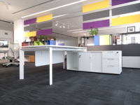 Bureau de travail modulaire 2026 au design spécial, largement utilisé par les fabricants de cubicles, mobilier de bureau moderne avec cloison de séparation