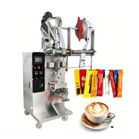 Machine d'emballage verticale automatique pour poudres, avec remplisseur à vis sans fin et moteur, pour petits sachets et pochettes, destinée aux aliments, épices, farine, café, lait en poudre