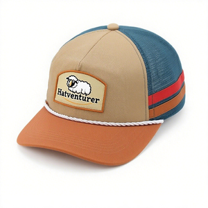 Nón kết nam chất lượng cao OEM kiểu mới 2025, thêu dây tùy chỉnh, kiểu snapback, thích hợp cho đi bộ đường dài - Product Image 1