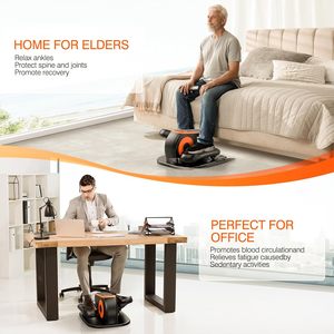 Máquina Elíptica de Escritorio Eléctrica, Silenciosa y Portátil, con 12 Velocidades Ajustables, Control Remoto, Pedalera <span class=keywords><strong>para</strong></span> Ejercicios Sentado, <span class=keywords><strong>para</strong></span> Personas <span class=keywords><strong>Mayores</strong></span>, de Plástico - Product Image 6