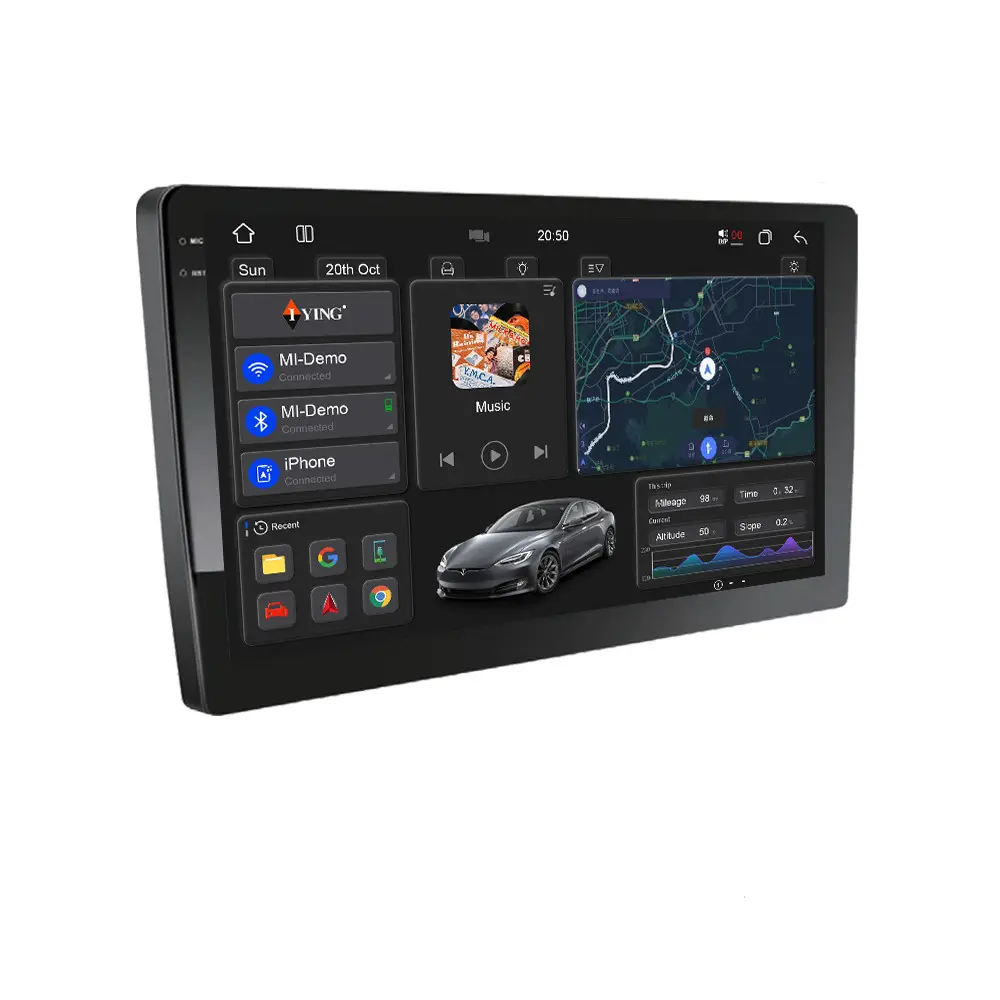 Navigateur universel 7870 9/10 pouces Android 13 lecteur DVD de voiture GPS Navigation Radio 8 cœurs 2.7GHz 2K NPU 8 hauts 6 NM EUV