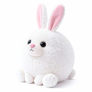 Jouets en peluche ronds personnalisés pour chats, singes, lapins - Jouets en peluche d'animaux dodus personnalisés - Product Image 6