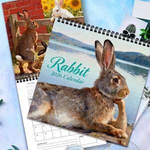 Calendario <span class=keywords><strong>da</strong></span> Parete Mensile 2026-2027 <span class=keywords><strong>di</strong></span> Alta Qualità, Calendari Personalizzati con Coniglietto Carino per Pianificazione a Lungo Termine <span class=keywords><strong>di</strong></span> Affari e Accademica - Product Image 3