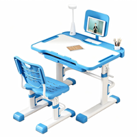 Table d'étude pour enfants, bureau d'écriture pour élèves du primaire, mobilier de classe réglable, ensemble scolaire