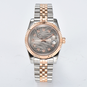 Men's NH35 Luxury Wristwatch 28.5mm Date Dial Automatic Mechanical Watch with Jubilee Stainless Steel Bracelet - Product Image 2