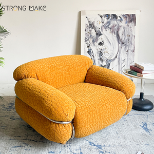 Scandinave <span class=keywords><strong>Vintage</strong></span> milieu du siècle moderne loisirs canapé simple chaise salon meubles de maison fauteuils <span class=keywords><strong>relax</strong></span> - Product Image 2