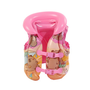 Cartoon Kids <strong>Inflatable</strong> Floatation <strong>Vest</strong> Thickened <strong>PVC</strong> Swim <strong>Vest</strong> Baby Swim Training Summer <strong>Life</strong> Jacket Water Safety Gear - Product Image 4