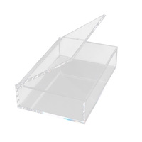 Boîte-cadeau de mariage en acrylique de style moderne de haute qualité Boîte transparente en acrylique transparent