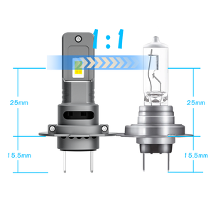 Phares <span class=keywords><strong>LED</strong></span> 80W Canbus 24V Plug and Play <span class=keywords><strong>H7</strong></span> <span class=keywords><strong>LED</strong></span> 6000K Veloz Accessoires de voiture pour Toyota Corolla VW Polo Peugeot 208 - Product Image 3