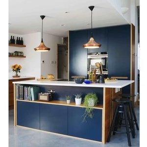Armadio da Cucina Europeo Vermont, Mobili in Legno Massello su Misura, Armadio Alto con <span class=keywords><strong>Forno</strong></span> Integrato, Armadio a Parete Continuo a Tutta Altezza - Product Image 1
