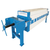 Presse à filtre à chambre et à membrane X630 pour la déshydratation des boues minérales, unité de filtration industrielle pour la séparation solide-liquide des eaux usées