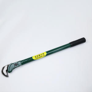 Clé à tuyau Lan Bao Lu 600 mm réglable à mâchoires dentelées en acier au chrome-vanadium de qualité industrielle métrique - Product Image 4