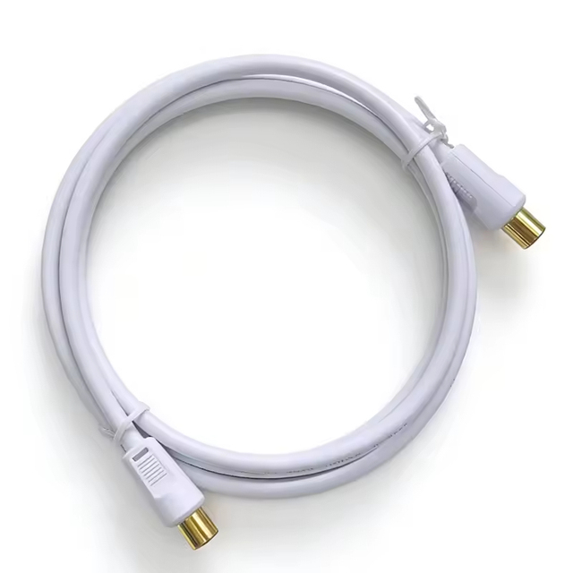 Feichuanglin 9.5mm Female to Male RG6 RG/59 S-4C-FB 3C-2V RF Coaxial Cable for TV Antenna and Satellite Receiver