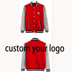 Chaqueta de Béisbol de Alta Gama, Holgada, con Logotipo Personalizado Estampado, Sudadera con Parches, Estilo Béisbol, Chaqueta de Trabajo - Product Image 3