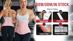 Vente en gros de ceinture de sport rose sablier ceinture de compression <span class=keywords><strong>fajas</strong></span> cinturillas gaines post-partum colombiennes pour les femmes - Product Image 4