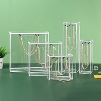 Boîtes en plastique transparentes Kraft PVC, boîtes d'emballage cadeau en plastique, boîtes en plastique transparentes PP PET carrées portables