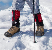 Crampons antidérapants pour chaussures/bottes avec 10 pointes en acier