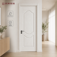 Porte intérieure en bois avec revêtement en mélamine, insonorisée, imperméable, en MDF, pour la maison, l'hôtel et les projets de bureaux