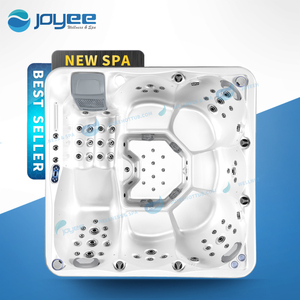 JOYEE Vasca Idromassaggio Esterna per 6 Persone, <span class=keywords><strong>2</strong></span> Metri, <span class=keywords><strong>Jacuzzi</strong></span> con Bluetooth, Copertura, Getti LED - Product Image 2