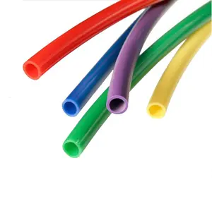 High Temperature extruded transparent colorful food grade platinum cured silicone rubber hose tube