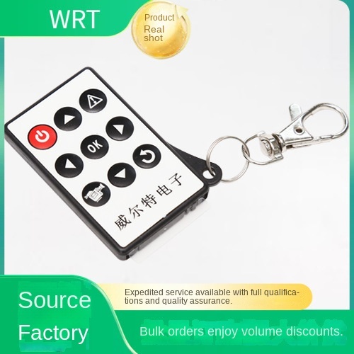 Aluminum Alloy Remote Control with IR RF for Voice for Television Set-8-18m Range Model 8521