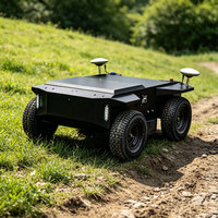 Tondeuse à gazon électrique télécommandée de 790 mm avec navigation RTK, batterie LiFePO4 48V pour jardins, parcs et entretien paysager