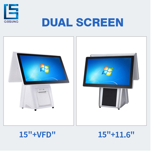 Nhà Máy Giá 15.6 inch Windows tất cả trong một cảm ứng màn hình kép hệ thống POS Tiền mặt đăng ký máy với máy in - Product Image 4