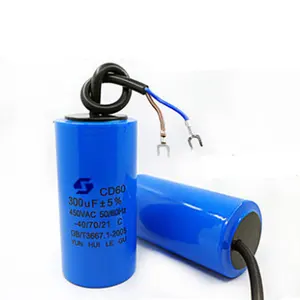 CD60 Capacitance 150/200/250/300/350/400UF Motorポンプ開始Air Compressor