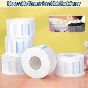 Bandes de cou jetables à prix de gros pour salon de coiffure, accessoire professionnel extensible en papier pour la coiffure <span class=keywords><strong>et</strong></span> la coupe de cheveux - Product Image 6