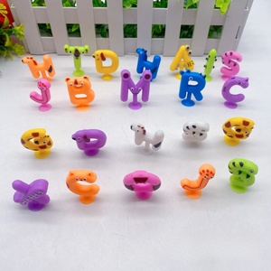 Jouets sensoriels à eau Fidget 26 pièces pour les tout-petits Alphabet éducatif et jouet animal avec 45-50mm TPR ventouse ventouses nouveauté Gag - Product Image 3