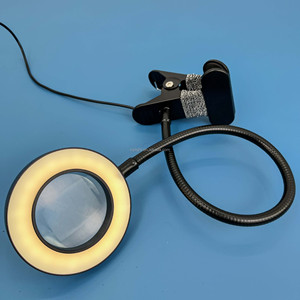 Loupe à pince avec lumière LED pour réparation <span class=keywords><strong>de</strong></span> PCB <span class=keywords><strong>de</strong></span> téléphone, lecture, peinture, broderie, nail art et réparation pour seniors - Product Image 5
