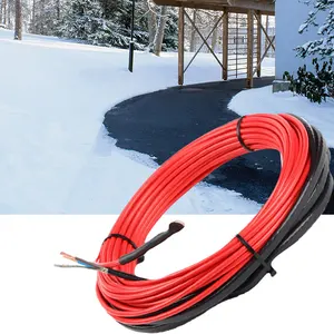 Snow melting driveway twin conductor outdoor snow removal heating cable