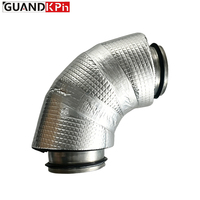 Conduit rond en spirale galvanisé Z275 à revêtement de zinc lourd pour système de ventilation FTX, conduit d'air en acier anticorrosion