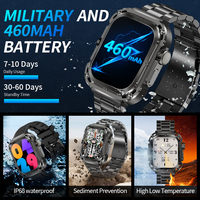 Montre connectée GPS BWZ85Max (3 bracelets) pour hommes, contrôle gestuel NFC, suivi d'activité, assistant vocal, réponse aux appels