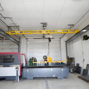 0.5 Ton 2 Ton 3 Ton Overhead <b>Crane</b> Running Free Standing Workstation Bridge <b>Crane</b> - Product Image 3