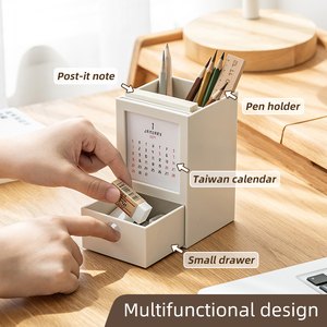 OEM/ODM 방수 데스크탑 보관함, 달력 카드 소형 서랍 휴대용 책상 정리함 - Product Image 3