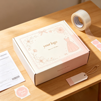 Boîtes d'expédition en carton ondulé écologiques personnalisées pour l'emballage de bougies, cadeaux et artisanat